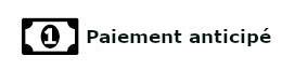 Paiement anticipé Paiement anticipé