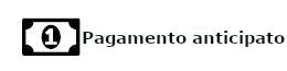 Pagamento anticipato Pagamento anticipato